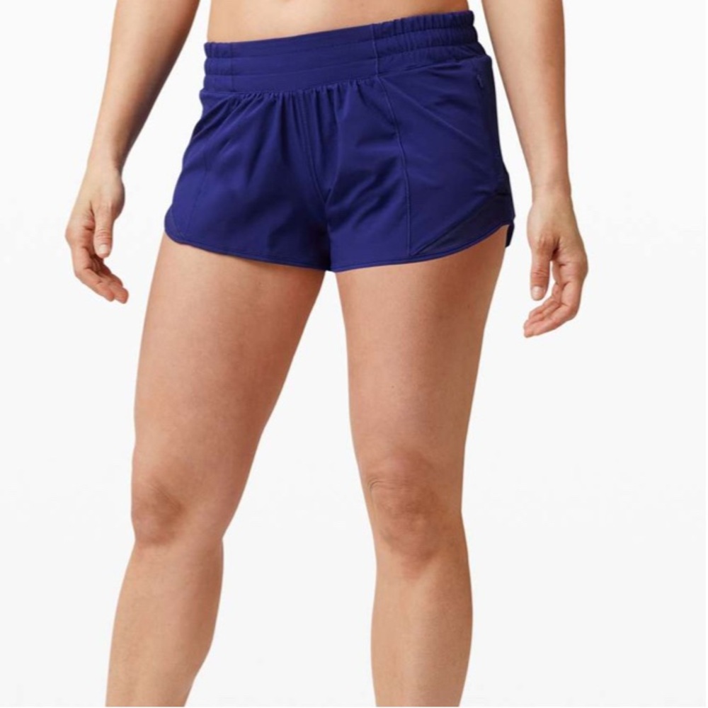 Women's Navy Blue Athletic Shorts
